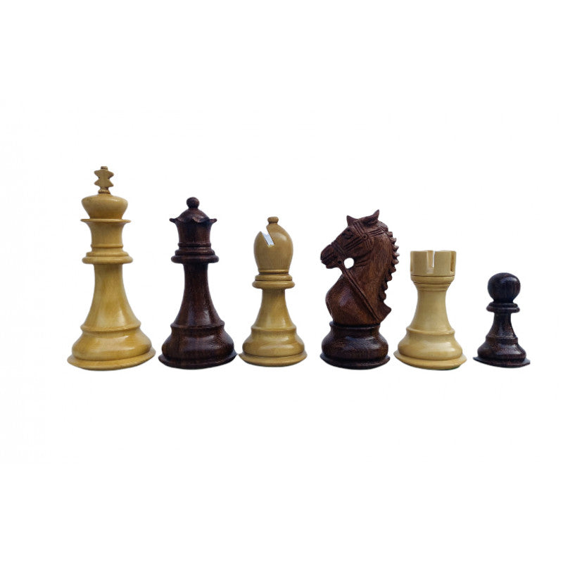 King's Bridal Chess Set 3.75" – Sheesham Board & Storage Box