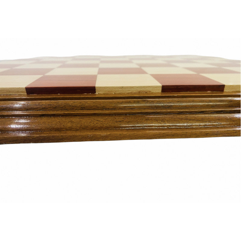 21" Centurian Redwood & Maple Chess Board | Luxury Handmade