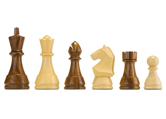 Modern Staunton Electronic Wooden Chess Pieces 3.7"