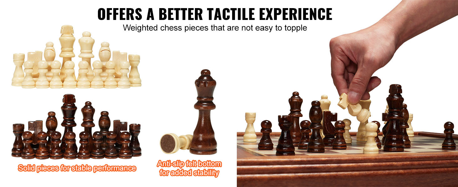 Premium Wooden Chess Table Deluxe Combo Game Table Furniture Set