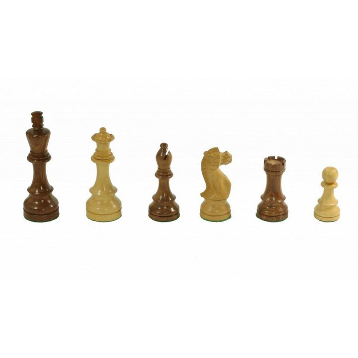 Jumbo Classic Chess Set 6" – Large Sheesham & Boxwood Pieces
