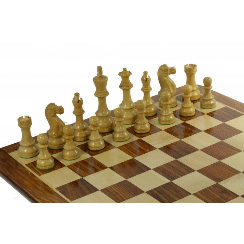Jumbo Classic Chess Set 6" – Large Sheesham & Boxwood Pieces
