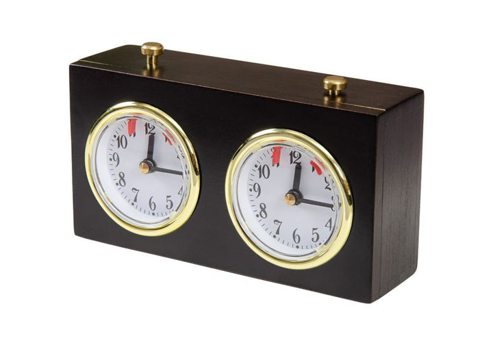 Wooden Analog Chess Clock - Checkmate & Chill 