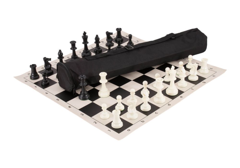 Quality Chess Set Packaging with Vinyl Board - Checkmate & Chill 