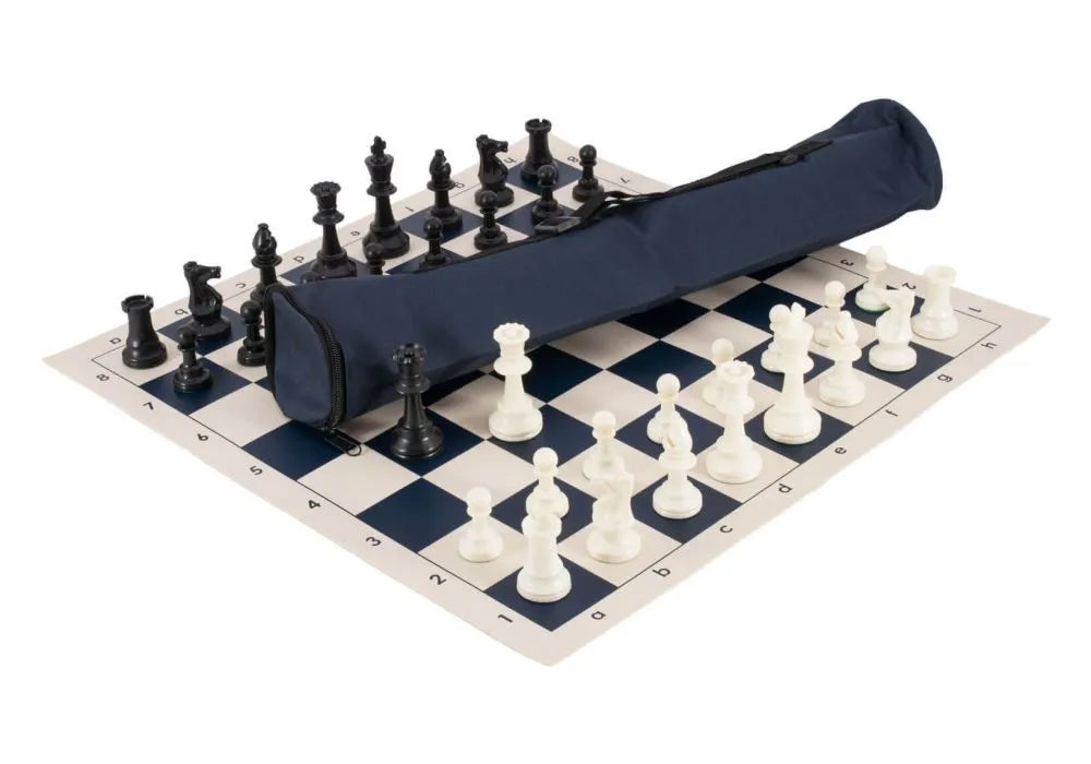 Quality Chess Set Packaging with Vinyl Board - Checkmate & Chill 