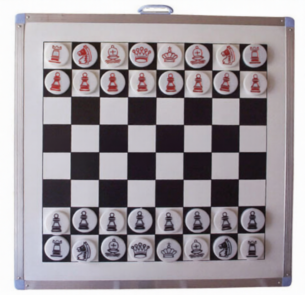 Échiquier de démonstration magnétique DD03 (Grand cadre en aluminium)