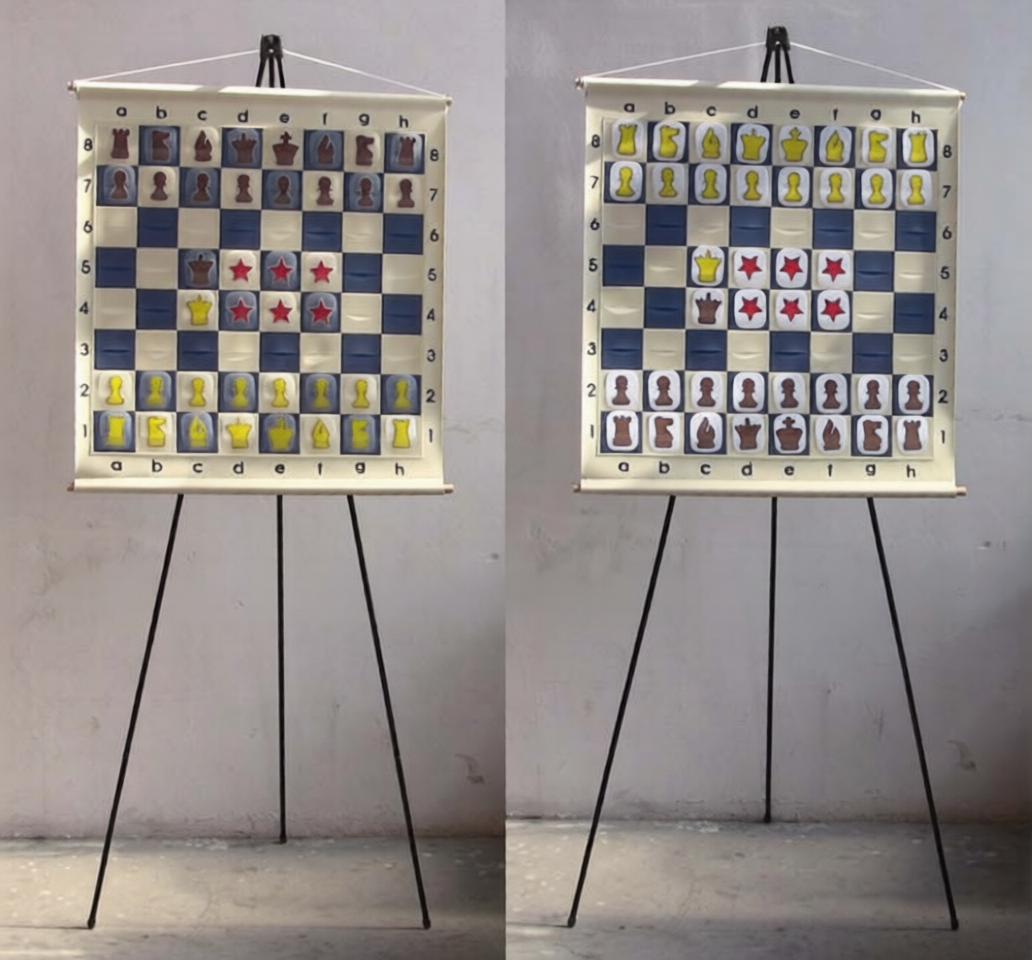 36" Slotted Pouch Chess Demo Board (DD06)