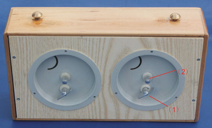 Quality wooden analog chess clock - Checkmate & Chill 