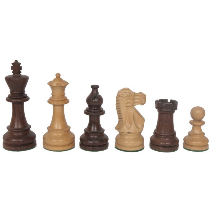 American Staunton Chess Pieces – 3.75" King Weighted Wooden Set