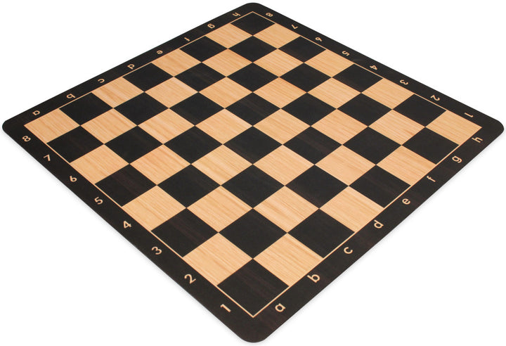Macassar Ebony & Maple Floppy Rubber Mouse Pad Chess Board - Checkmate & Chill 