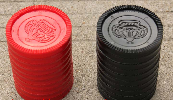 Garden Checkers & Draughts Pieces Only - Checkmate & Chill 