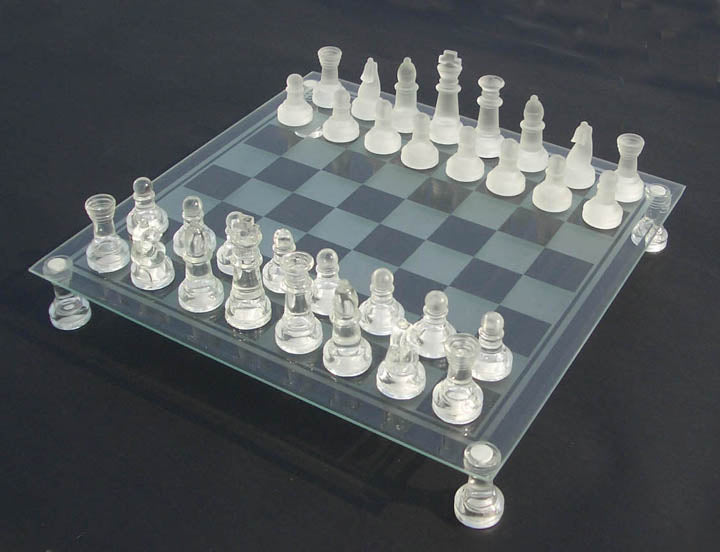 Glass Chess Set(Small) - Checkmate & Chill 