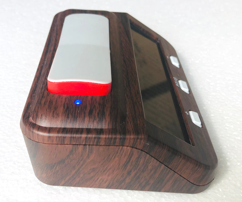Digital Chess Clock with Wood Grain - Checkmate & Chill 