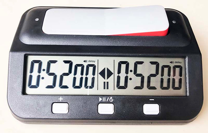 Basic Digital Chess Clock & Timer with Bonus & Delay - Checkmate & Chill 