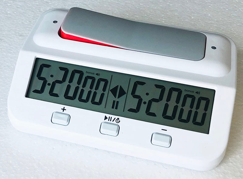 Basic Digital Chess Clock & Timer with Bonus & Delay - Checkmate & Chill 
