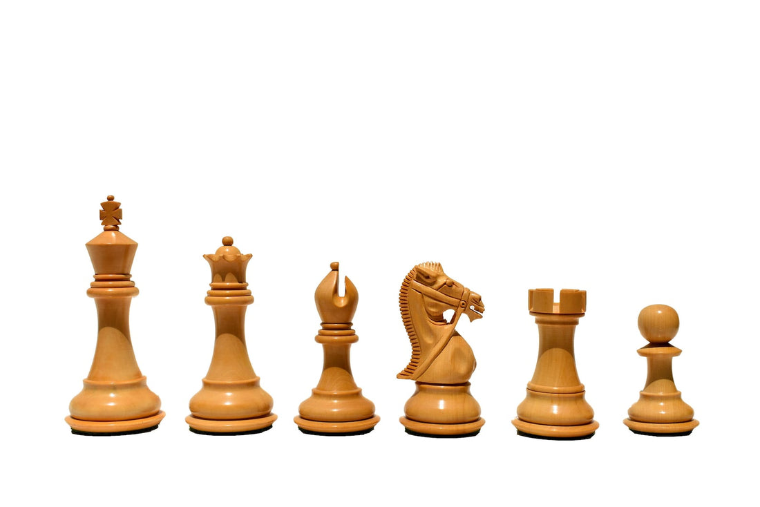 King’s Bridal Chess Pieces 3.75″ – Premium Wooden Staunton Set