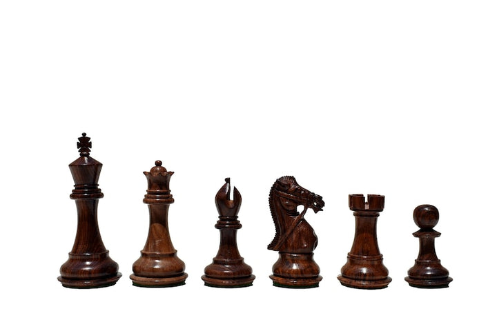 King’s Bridal Chess Pieces 3.75″ – Premium Wooden Staunton Set