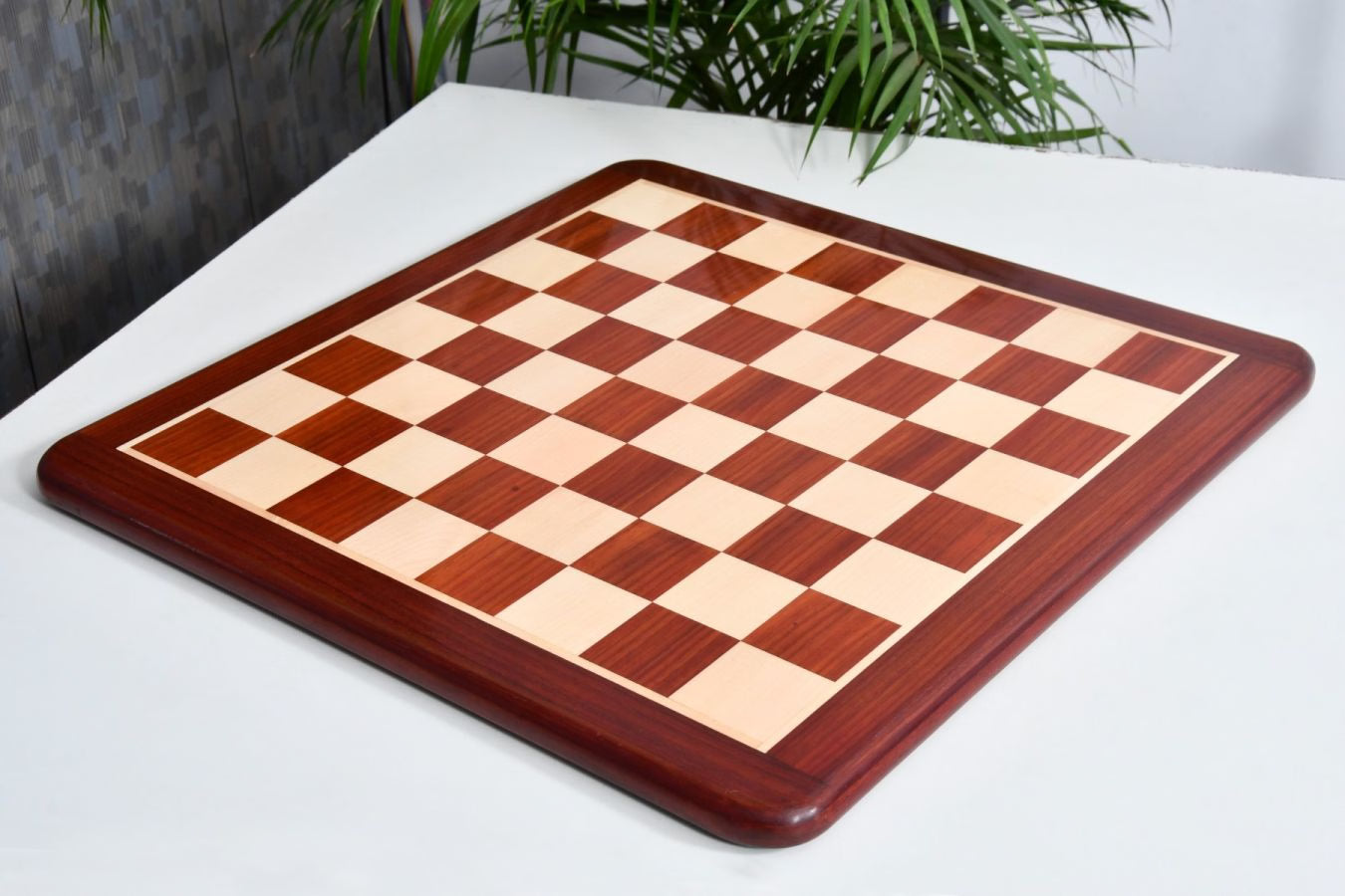 Meghdoot Staunton Chess Set – 3.14'' Bud Rosewood Pieces + Bud Rosewood Board