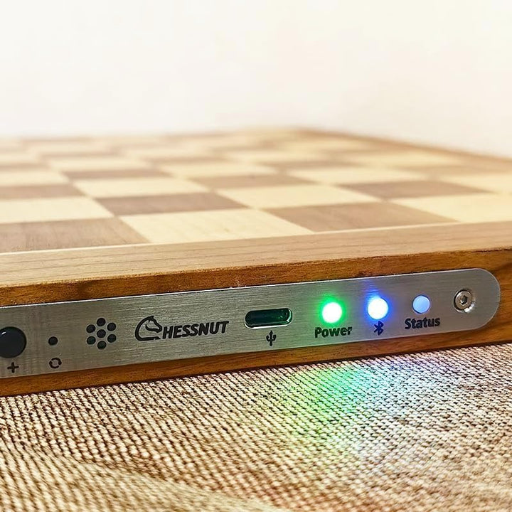 Chessnut Electronic Chess Set, Wooden Chess Board with LEDs