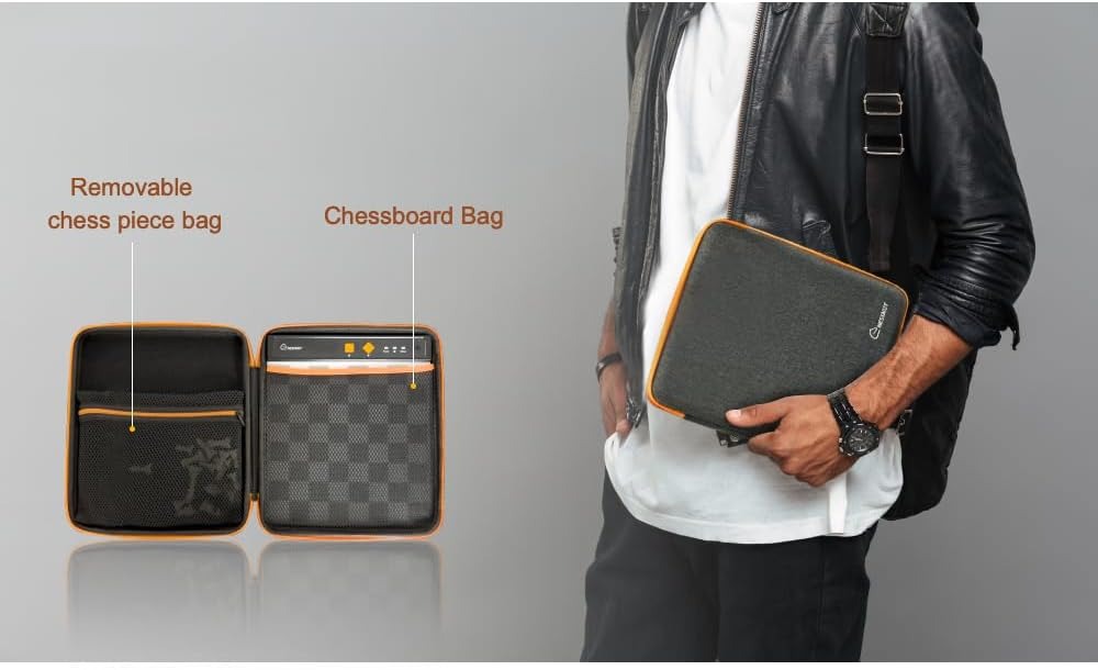 Chessnut Go Ultimate Portable Travel Electronic Chessboard with Full Piece
