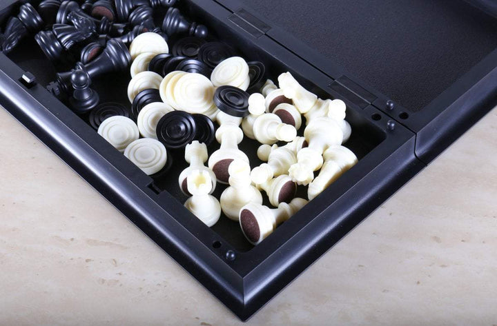 Magnetic Chess Set(Small) + Checkers - Checkmate & Chill 