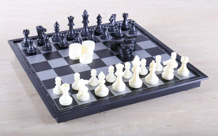 Magnetic Chess Set(Small) + Checkers - Checkmate & Chill 