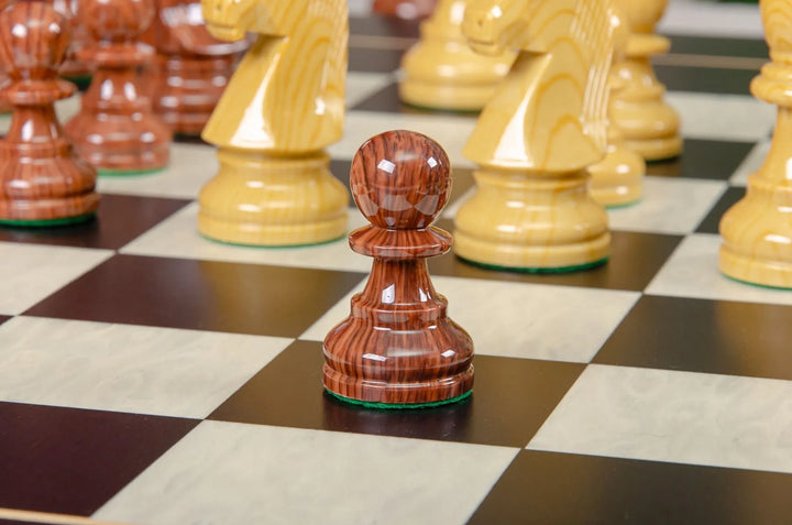 King Tall 3’’ Polish Series Wooden Chess Pieces(34pcs/set) - Checkmate & Chill 