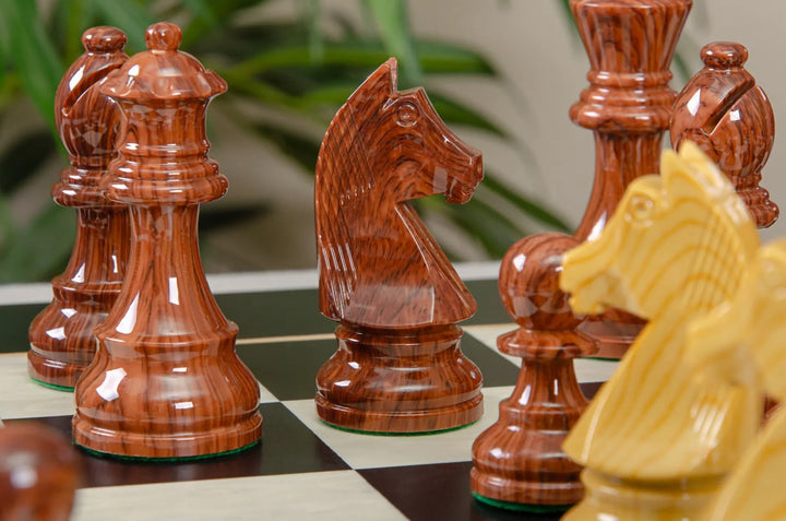 King Tall 3’’ Polish Series Wooden Chess Pieces(34pcs/set) - Checkmate & Chill 