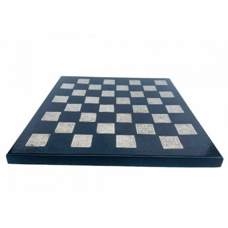 14″ Solid Brass Metal Chess Set – Hand-Carved Soviet Style