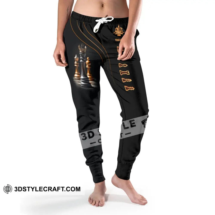 Unisex Clothing, Chess Jogger, Chess Sportwear, Jogger Pant For Chess Lover