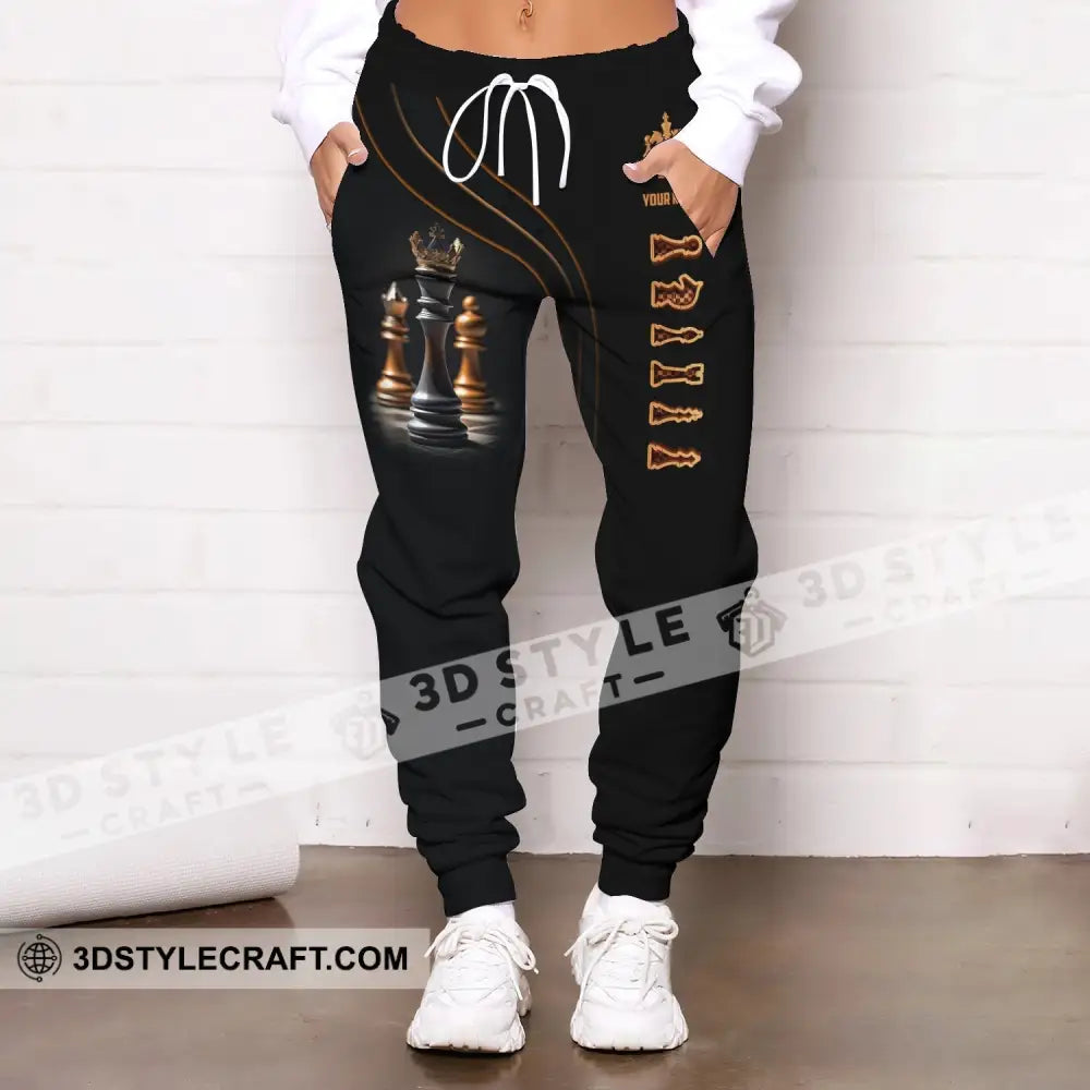 Unisex Clothing, Chess Jogger, Chess Sportwear, Jogger Pant For Chess Lover