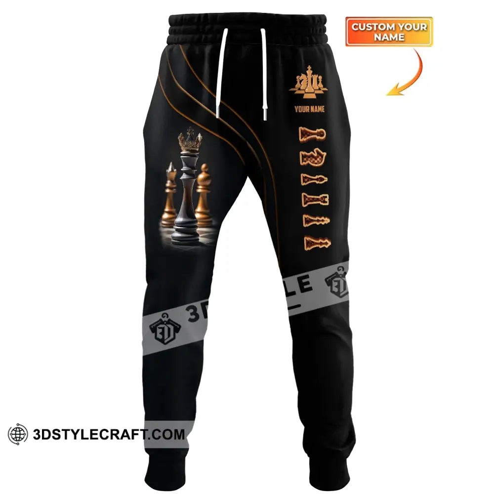 Unisex Clothing, Chess Jogger, Chess Sportwear, Jogger Pant For Chess Lover