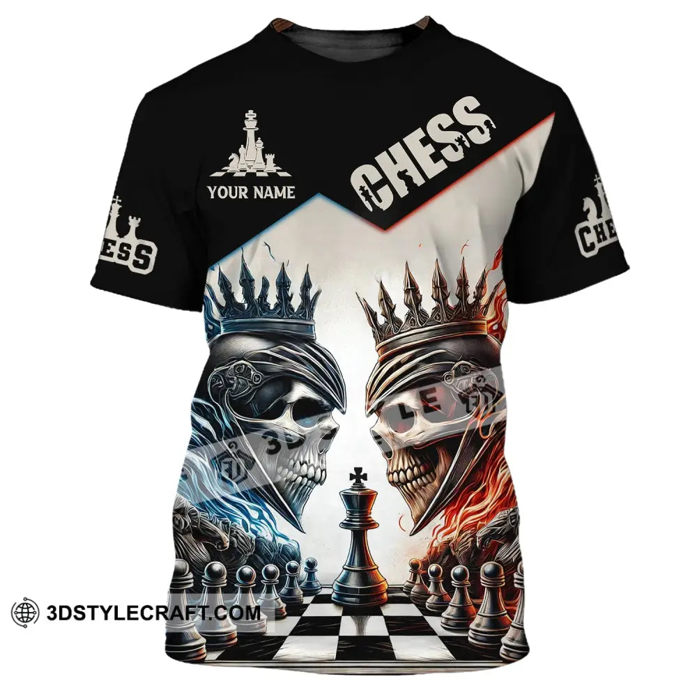 Unisex Shirt, Custom Name Chess Shirt, Chess Lover Hoodie Shirt Polo Long Sleeve Shirt