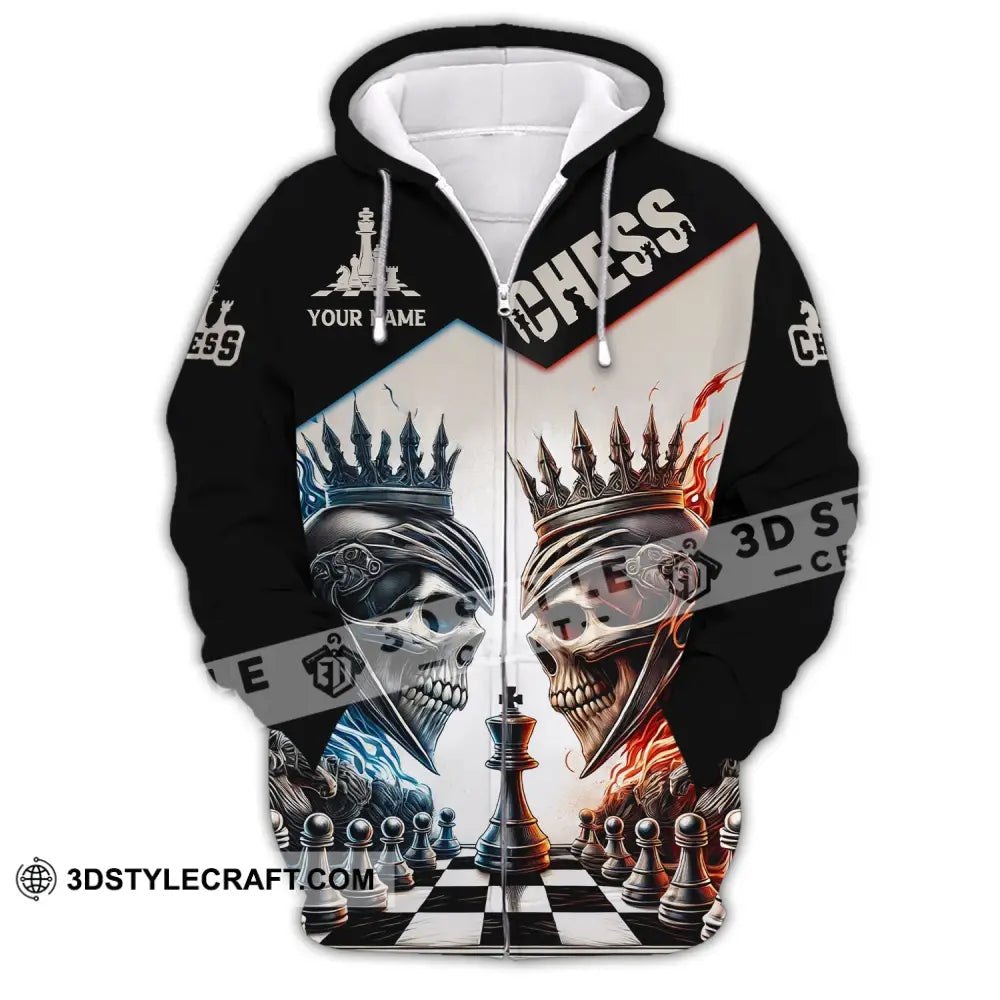 Unisex Shirt, Custom Name Chess Shirt, Chess Lover Hoodie Shirt Polo Long Sleeve Shirt