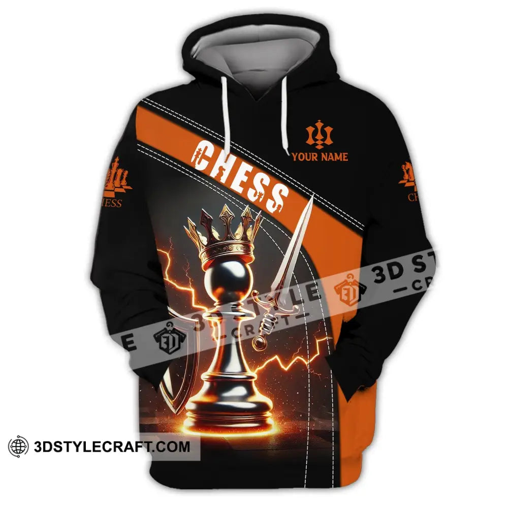 Unisex Shirt, Custom Name Chess Shirt, Chess Lover T-Shirt, Chess Gift