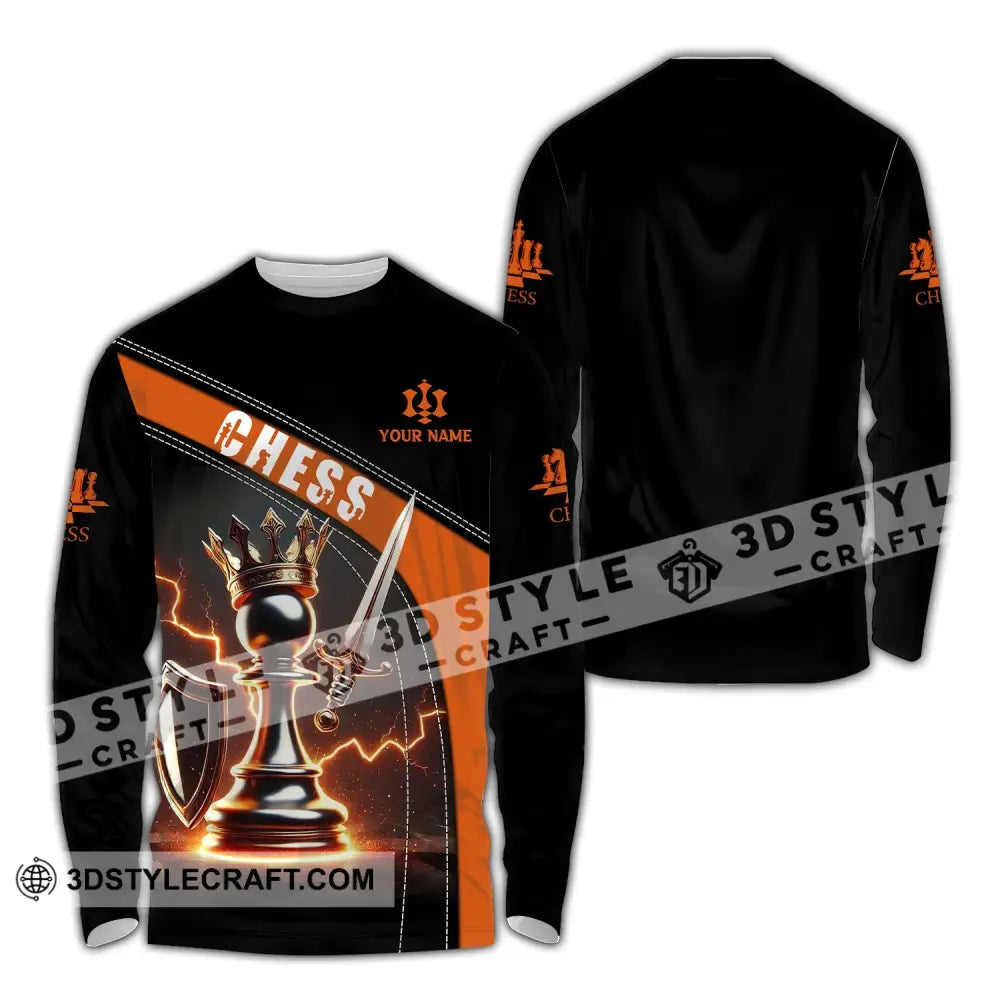 Unisex Shirt, Custom Name Chess Shirt, Chess Lover T-Shirt, Chess Gift