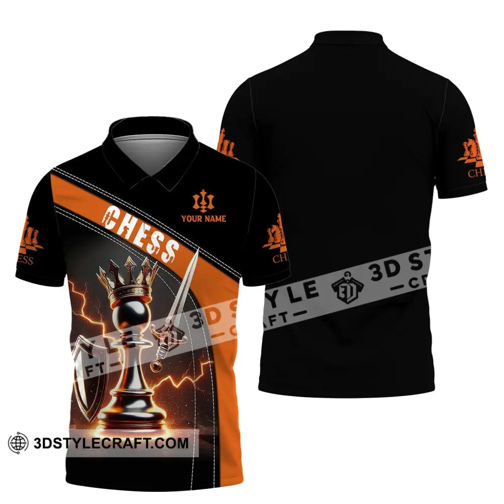 Unisex Shirt, Custom Name Chess Shirt, Chess Lover T-Shirt, Chess Gift