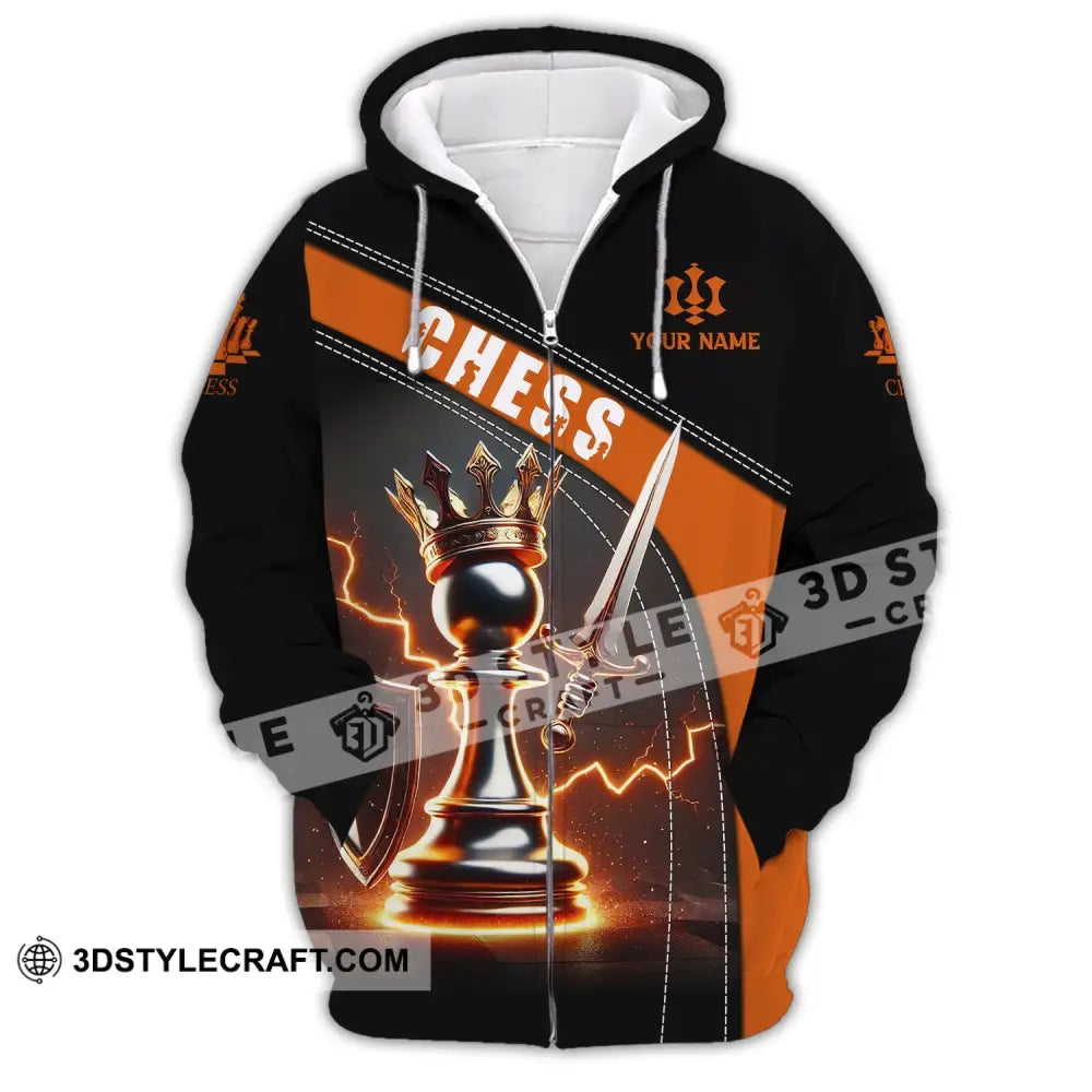 Unisex Shirt, Custom Name Chess Shirt, Chess Lover T-Shirt, Chess Gift