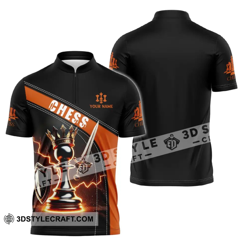 Unisex Shirt, Custom Name Chess Shirt, Chess Lover T-Shirt, Chess Gift