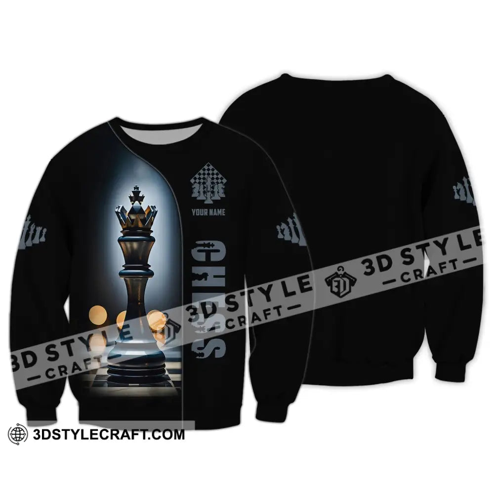 Unisex Shirt, Custom Name Chess T-Shirt, Chess Game Shirt, Gift for Chess Lover