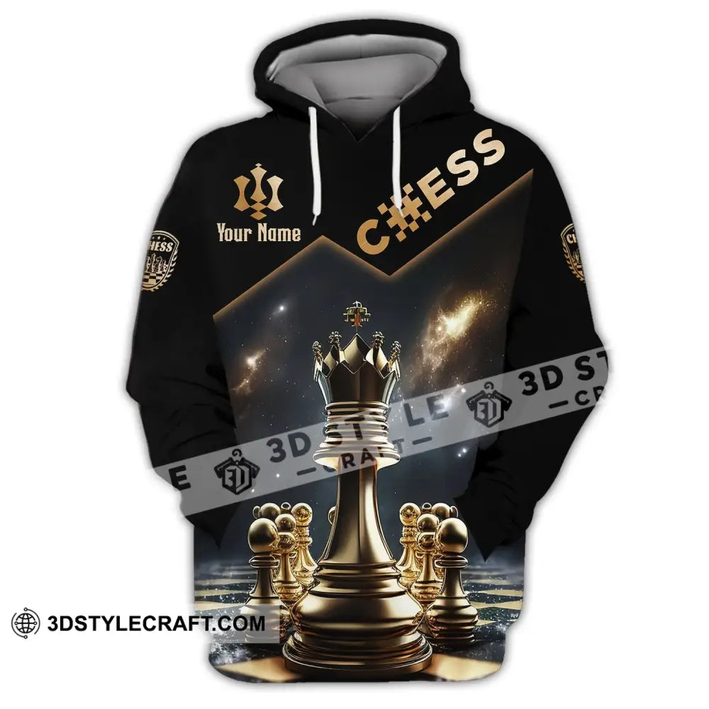 Unisex Shirt, Custom Name Chess T-Shirt, Chess Game King Shirt