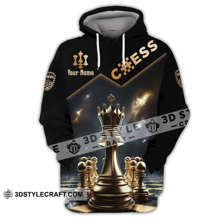 Unisex Shirt, Custom Name Chess T-Shirt, Chess Game King Shirt