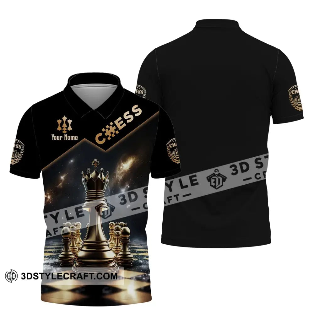 Unisex Shirt, Custom Name Chess T-Shirt, Chess Game King Shirt