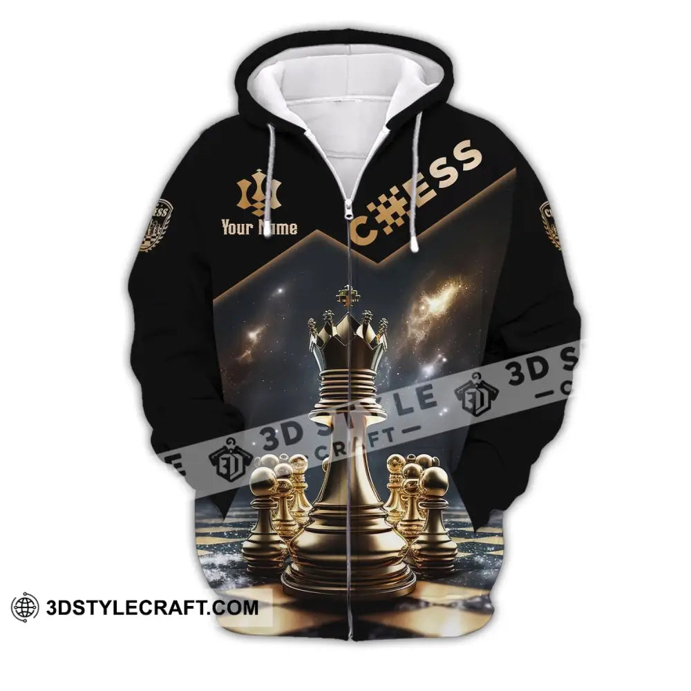 Unisex Shirt, Custom Name Chess T-Shirt, Chess Game King Shirt