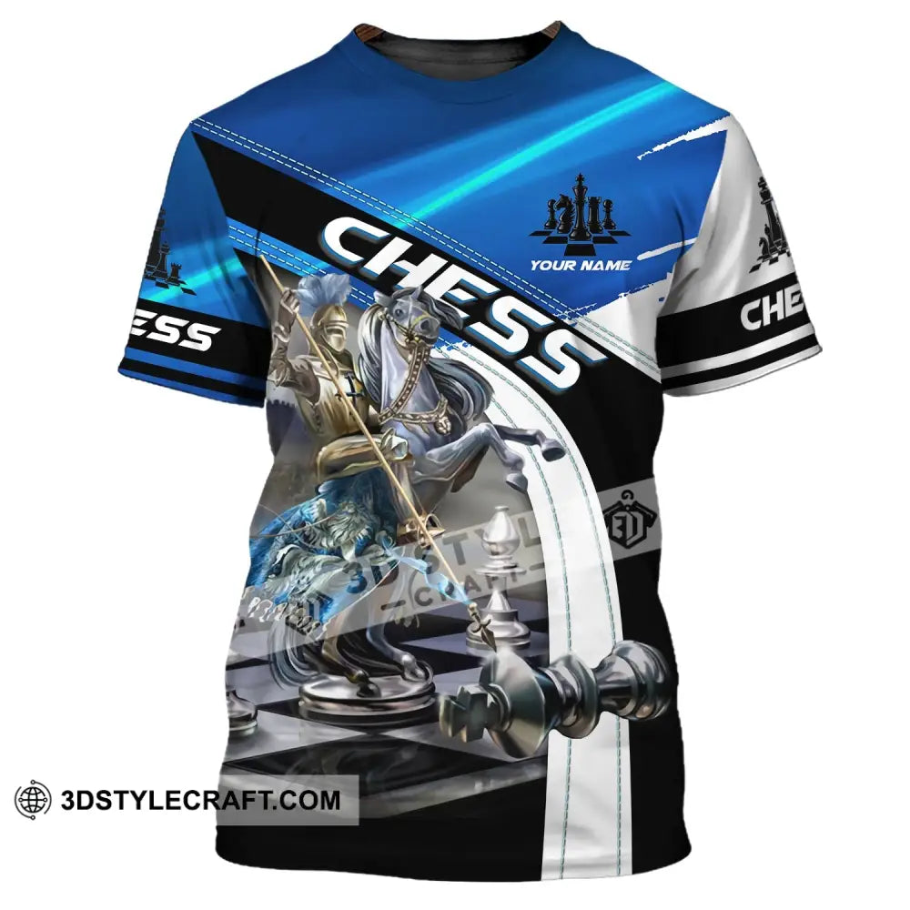 Unisex Shirt, Custom Name Chess T-Shirt, Chess Player Shirt, Chess Player Clothing