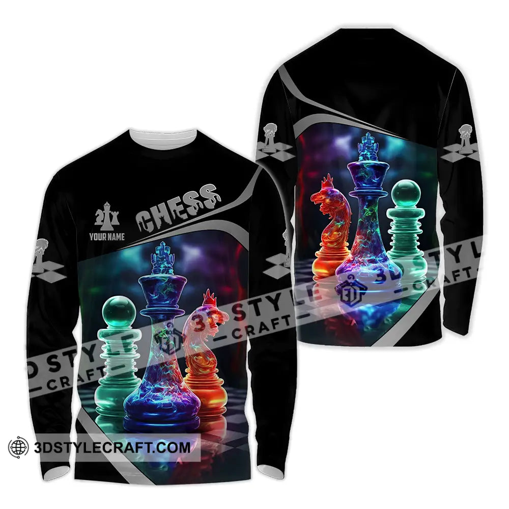 Unisex Shirt - Custom Text Shirt Chess
