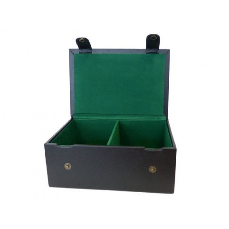 Leather Fawn Chess Case 10 inch x 7 inch x 4 inch